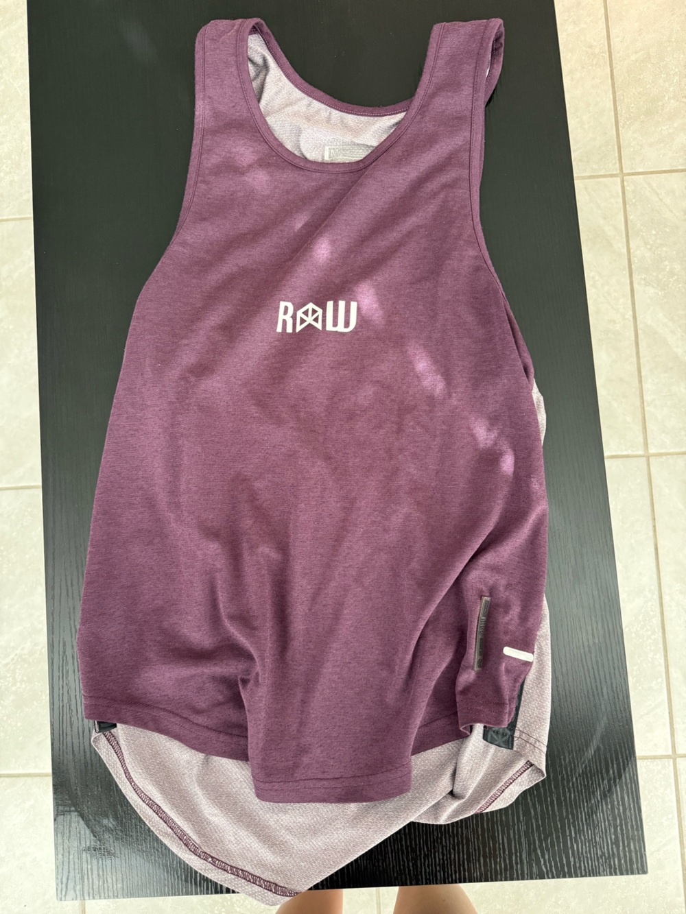 RAW Men's Plum Performance Tank Top